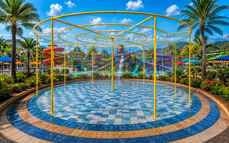 Circular Rain Dance System